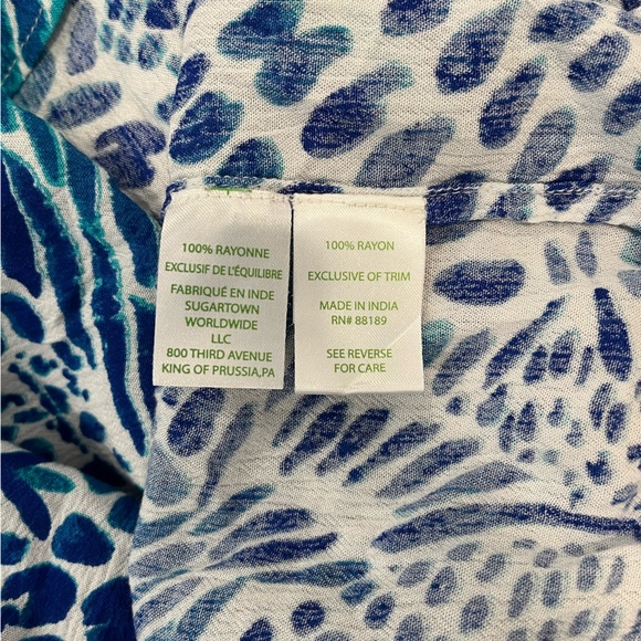 Lilly Pulitzer Coastal
Blue Kendra Maxi Dress Swim Cover (L/XL) - Picture 2 of 4